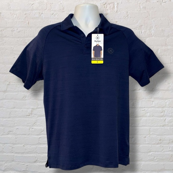 Hurley Other - Hurley Men’s Small Navy Performance Polo Shirt NWT Athletic Golf Casual